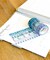 Winter Snowman Snowy Trees Forest Periwinkle Washi Tape Set (#W006)